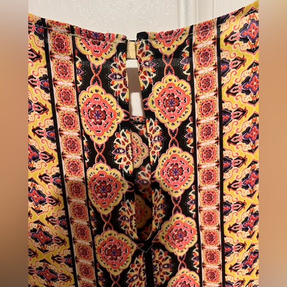 Rose + Olive Women's Blouse Boho Mandala Colorful Long Sleeve Shirt Size 2X - Picture 11 of 11